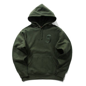 ร้อนขายฤดูใบไม้ร่วงและฤดูหนาวของผู้ชาย100% ผ้าฝ้ายหนาขนแกะที่เรียบง่ายปักธรรมดา Hoodie และเสื้อกันหนาว - Product Image 1