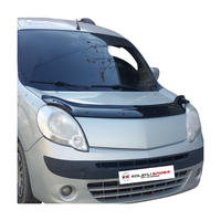 Protection de capot avant ABS Renault Kangoo II 2008-2013, ajustement OEM, déflecteur de vent sport, installation facile, pare-insectes extérieur pour voiture