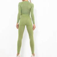 Vêtements de sport pour femmes de haute qualité, nouveau style décontracté, ensemble de yoga 2 pièces, taille plus, vêtements de sport en spandex/nylon