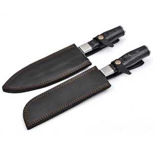 Professional Eco-Friendly Damascus Steel <b>Bread</b> <b>Knife</b> and Chef <b>Knife</b> with Pakka Wood Handle Kitchen Cutlery - Product Image 3