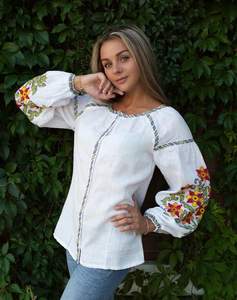 Blusa bordada de estilo mexicano para mujer, Top tradicional gitano bohemio, ropa nacional ucraniana, camisa romántica de tacto delicado - Product Image 3
