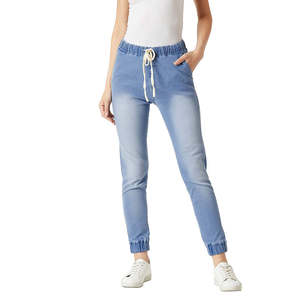 Pantalones vaqueros rasgados sexis azules de cintura alta para mujer a la moda de verano al por mayor, pantalones vaqueros de talla grande para mujer, pantalones vaqueros para mujer 2025 - Product Image 6