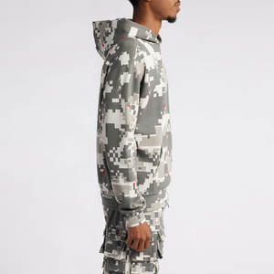 Sudadera con Capucha Unisex Casual OEM, Manga Larga, Invierno, 100% Algodón, Ecológica, Transpirable, Tejido de Rizo con Estampado por Sublimación - Product Image 4