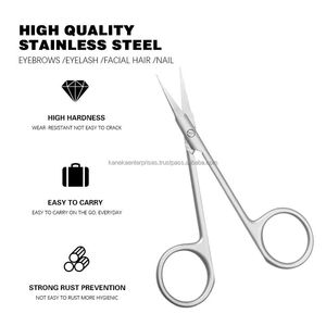 Tijeras Profesionales para Cutículas de Acero Inoxidable con Punta de Flecha, Hoja Curva Extra Fina, para Manicura, Venta al Por Mayor 2026 - Product Image 3