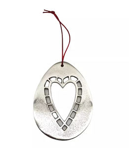 คลาสสิกแขวนรูปหัวใจตกแต่งการใช้งานผลิตภัณฑ์ที่กำหนดเองเงินเสร็จสิ้นของขวัญโลหะที่ดีที่สุดแขวนรายการ - Product Image 6