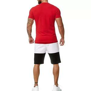 Nuevo Conjunto Casual de Verano para Hombre de 2 Piezas, Transpirable, de Poliéster/Algodón Tejido, con Impresión Digital, Logotipo Personalizado y Opciones de Color - Product Image 5