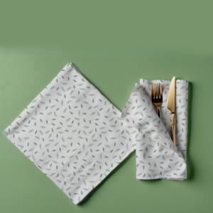 Serviettes de table en coton douces et élégantes, tissage de qualité supérieure, longue durée de vie, très absorbantes, pour les fêtes et les repas - Product Image 1