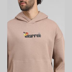 Conjunto deportivo de hombre con estampado de pantalla personalizado, chándal de 100% algodón sostenible con Sudadera con capucha y pantalones de chándal - Product Image 6