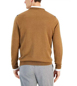 เสื้อสเวตเตอร์ Argyle สำหรับผู้ชายเสื้อสเวตเตอร์น้ำหนักเบากันรอยยับสำหรับผู้ชาย - Product Image 2