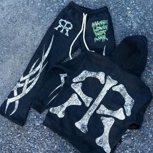 <b>Summer</b> Clothes for Men Jogging Suits Screen Print Casual Pants <b>Hoodie</b> All Over Print Tracksuit Set Men's Shirt and Short Set - Product Image 4