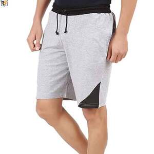2024 OEM Logo brodé personnalisé 100% short en molleton de coton longueur au genou tissu éponge français avec motif sublimé Style décontracté - Product Image 3