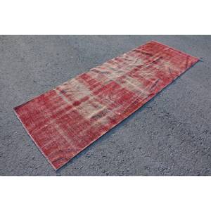 Vintage 3.3 X 9.5ft Rouge Brun Turc Tapis Classique Grande Surface Tapis Latex Patchwork Abstrait Rectangle Couloir Adolescent Chambre - Product Image 3