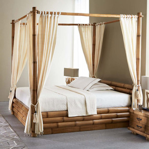 Giá tốt nhất tre khung giường nữ hoàng kích thước cho phòng ngủ dấu sinh thái thân thiện tán giường kích cỡ khác nhau - Product Image 1