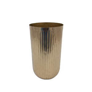 แจกันเหล็กลายดอกไม้เคลือบโลหะดีไซน์เรียบง่ายสำหรับตกแต่งบ้านงานแต่งงานร้านอาหารโต๊ะแจกันโลหะแฮนด์เมดจำนวนมาก - Product Image 6