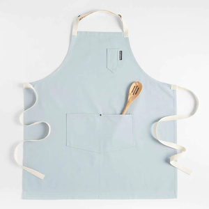 Custom 100% Cotton Canvas Brown <b>Apron</b> Waterproof Oil-proof Double <b>Pockets</b> Customizable Embroidery Logo Multiple Color Options - Product Image 5