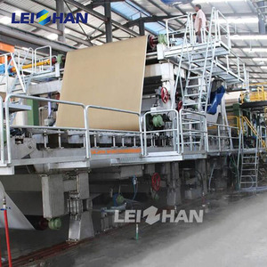 하루 10 톤 점보 롤 종이 만들기 기계 공예 종이 생산 라인 크래프트 종이 제조 기계 - Product Image 4