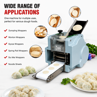 Machine automatique en acier inoxydable pour la fabrication de mini-gyoza, empanadas, roti, enveloppes de raviolis, tortillas et chapatis