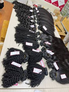 Mechones de pelo Natural sin enredos, cabello lacio/ondulado/rizado vietnamita, doble estiramiento, vendedores de Malasia - Product Image 4