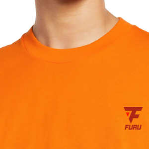 T-shirts unisexes 100% coton imprimés sur mesure 150 GSM impression de logo surdimensionné à motif solide pour hommes et femmes - Product Image 2