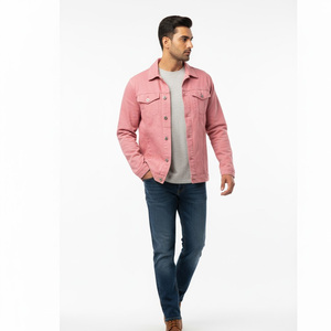 Venta al por mayor de chaqueta vaquera de algodón con logotipo personalizado para hombre transpirable para uso en exteriores en la colocación frontal del logotipo de invierno - Product Image 6