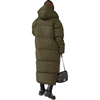 Blouson Bomber Matelassé Décontracté Personnalisable pour Femme, Hiver, Épais, Respirant, en Nylon, Imprimé, avec Fermeture Éclair et Col Rond en Peau de Mouton