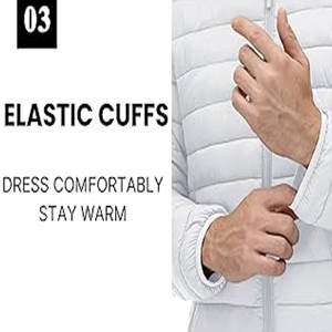 แจ็กเก็ตปลาปักเป้าทำจากโพลีเอสเตอร์สำหรับผู้ชายแจ็กเก็ตผู้ชายทรงสูงทำจากโรงงาน - Product Image 6