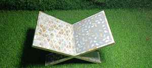 Support de Coran en os incrusté de nacre, cadeau de luxe pour l'Aïd Moubarak, design best-seller, vente chaude - Product Image 3