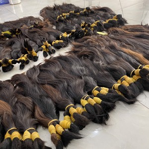Extensions de cheveux naturels bruts vietnamiens pour une personne, sans produits chimiques, non traités, cuticules alignées - Product Image 1