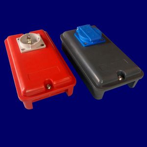 Boîtier de distribution électrique en ABS à profil bas PS-14L3 Comnet, boîte de projet IP42 186x101x51mm pour une prise SCHUKO, DIY - Product Image 1