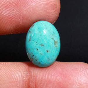 Juego de 7 Piedras de Turquesa Ovaladas Lisas de Arizona con Reverso Plano, Teñidas, Calidad AAA, para Manualidades DIY - Product Image 3
