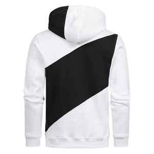 Nouveau design personnalisé bloc de couleur hommes pull à capuche plaine hommes mode vêtements sweats à capuche hommes vierges surdimensionnés vêtements de rue sweats à capuche - Product Image 6