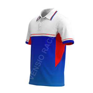 Polo pour hommes respirant à séchage rapide imprimé sur mesure en gros % Polyester pour les équipes de motocross - Product Image 3