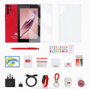 C ý tưởng nhà sản xuất Mini <span class=keywords><strong>Dual</strong></span> máy ảnh hỗ trợ Wifi <span class=keywords><strong>Sim</strong></span> BT 7 inch máy tính bảng barata PC với trường hợp bền cm522 màu xanh lá cây - Product Image 2