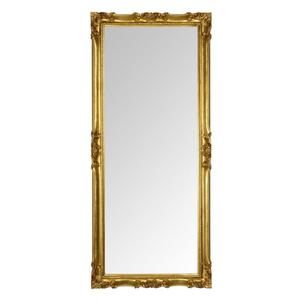 Elegant and Timeless Antique Brass <b>Mirror</b> Frame with Luxury Craftsmanship for <b>Vintage</b>-themed Living Room Decor - Product Image 3