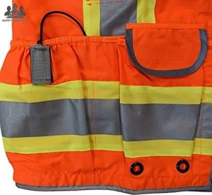 Chaleco de Trabajo Impermeable y Transpirable de Alta Visibilidad para Hombre |   Ropa de Seguridad Ligera y Duradera |   Servicio OEM Personalizable - Product Image 6