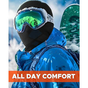 Balaclava Masque de ski pour le visage avec design mobile pour hommes et femmes Polaire Hiver Couvre-visage Coupe-vent Masque pour temps froid - Product Image 5