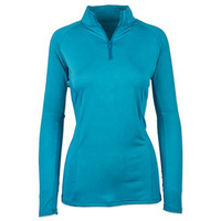 Nueva Llegada POWER HINT Camiseta de Polo de Carreras para Mujer, Estilo Western, con Media Cremallera, de Algodón, Compresión, Transpirable, Cuero Genuino
