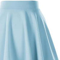 Jupe plissée décontractée d'été pour femme, taille naturelle, couleur unie, violette, écologique, de haute qualité, séchage rapide, douce, respirante et sûre