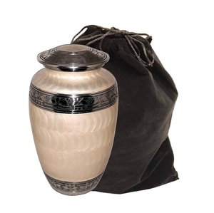 Urna funeraria para adultos hecha a mano 100% de Material puro ecológico, urna de cremación, urna de latón macizo para cenizas humanas - Product Image 3