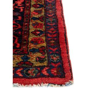 Alfombras de Lana Anudadas a Mano Aalam, Diseño Floral y Abstracto en Rojo y Naranja, para Entrada del Hogar, Rectangulares de 9x12, Modelo Puzzle-Pae-5490 - Product Image 4