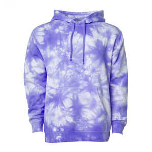 Sweat à capuche unisexe en coton 100% de qualité supérieure, design tie-dye personnalisé, taille plus, avec cordon de serrage pour l'hiver, vente en gros 2025 - Product Image 4