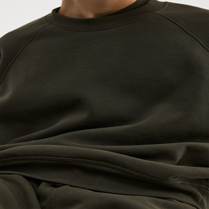 Sweat-shirt en molleton à col rond pour homme, coupe classique, de haute qualité, personnalisable avec logo, chaud pour l'hiver, streetwear épais, OEM - Product Image 5