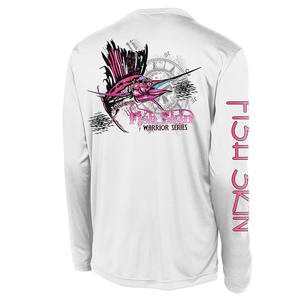 Impression numérique personnalisée, UPF 50, manches longues, imprimé animal, maillot de pêche, séchage rapide, 100% polyester, chemise unisexe, design respirant - Product Image 5