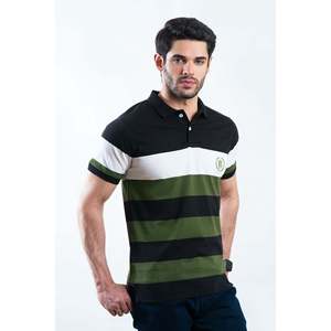 เสื้อโปโลผู้ชาย ASLAN ผ้าโพลีเอสเตอร์ 100% ทรงเข้ารูป สำหรับฤดูร้อน ระบายอากาศได้ดี ผ้าถัก ปักลายสีเข้ม ลายเรียบ เหมาะสำหรับเล่นกอล์ฟ - Product Image 3