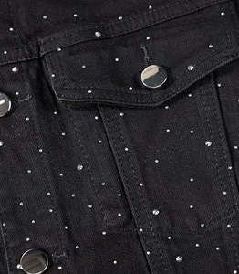 Vestes en jean pour hommes sur mesure, col montant, hiver, respirantes, décontractées, vêtements d'extérieur pour hommes, vente en gros OEM, mode - Product Image 4