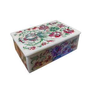 Caja Decorativa de Mármol con Incrustaciones de Latón Hecha a Mano, Organizador de Joyas, Tamaño y Color Personalizables para Regalos Corporativos y de Boda - Product Image 5