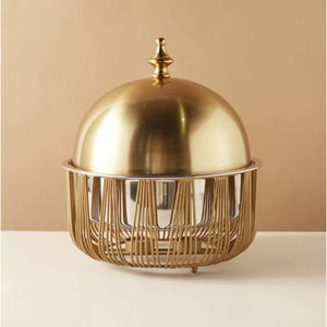 Manufactures and Suppliers of Creative Metal Chaffing Dish Food Heated Pot for Hotel Supplies Antique Design Chaffing Dish - Product Image 2