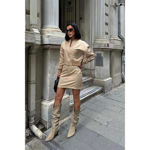 Conjunto de Minifalda Acanalada Estilo Casual Brooke 9941 - Product Image 1