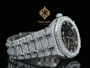 Reloj Mecánico Unisex de Lujo de Acero Inoxidable de Alta Calidad, Estilo Hip Hop con Diamantes Engastados, Diseño Antiguo de Moissanita, Esqueleto - Product Image 5