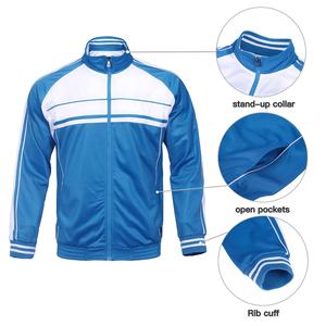 Logotipo de impresión personalizada Nuevo traje deportivo informal para hombres Dos piezas Cremallera Sudadera con capucha Pantalones Ropa deportiva Hombres Chándal - Product Image 2